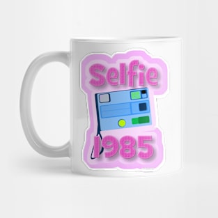 Selfie 1985 Funny Camera Retro Art Mug